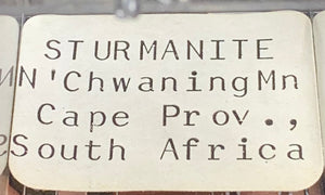 Sturmanite, N'Chwaning Mine, South Africa