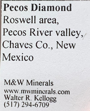 Pecos "Diamond", New Mexico