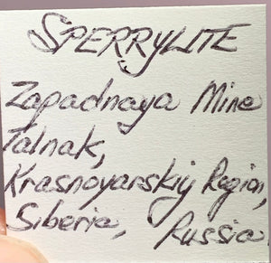 Sperrylite, Zapadnaya Mine, Russia