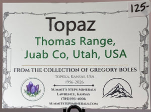 Topaz, Thomas Range, Utah