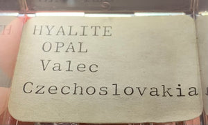 Hyalite Opal, Czechia