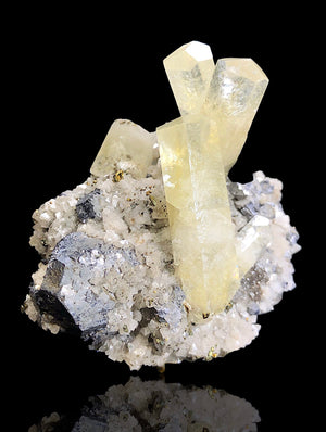 Calcite w/ Dolomite & Galena, Sweetwater Mine, Missouri, USA