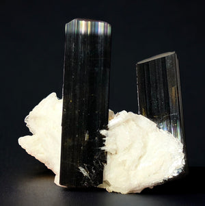 Schorl Tourmaline on Cleavelandite, Shigar District, Pakistan