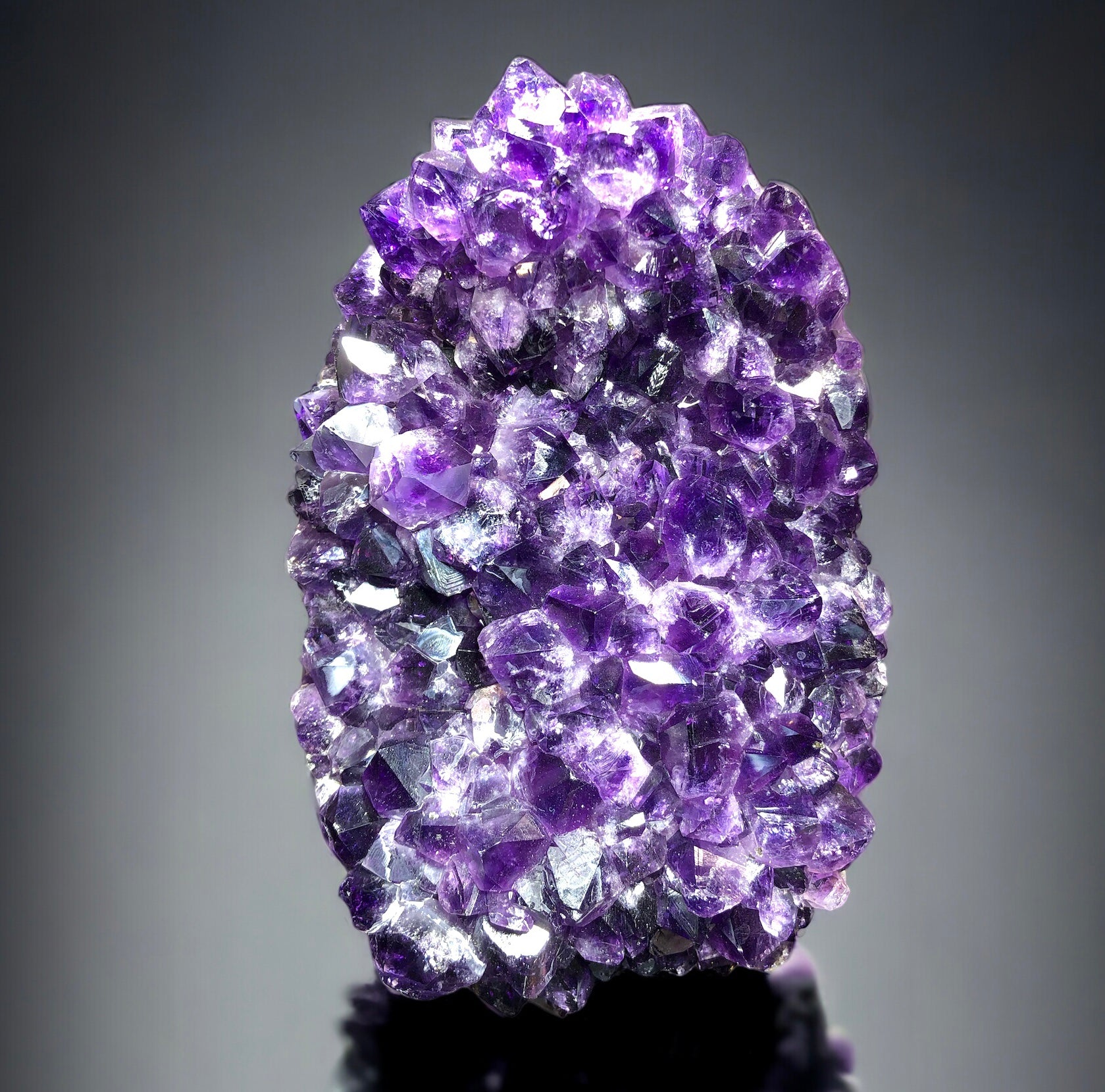 Gorgeous AA Quality Uruguayan Amethyst Rosette Formation w/ Super Saturated Color. Artigas, Uruguay. 2024