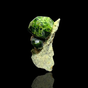 Demantoid Garnet, West Azerbaijan Province, Iran.