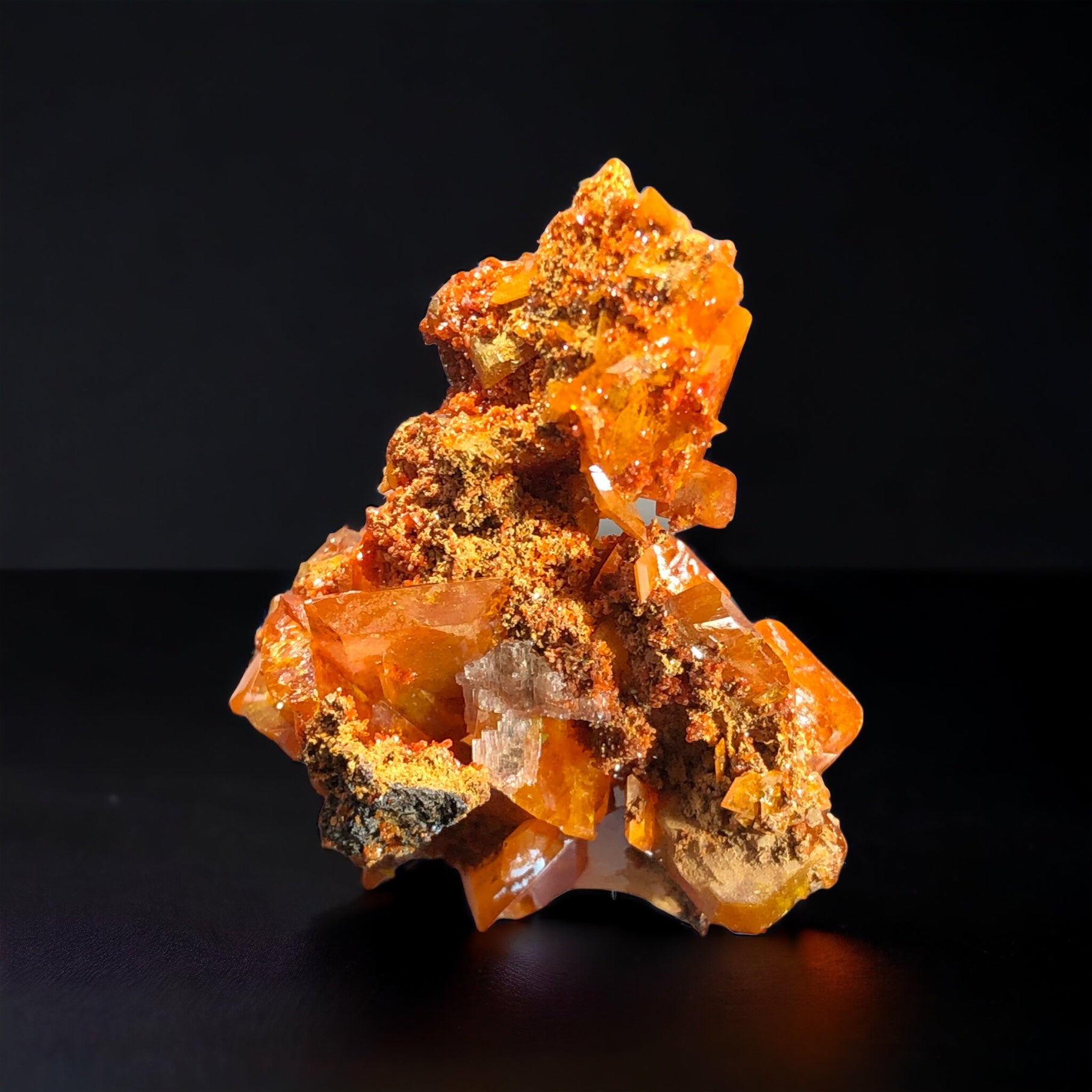 Wulfenite, Puzzler Mine, Arizona, USA