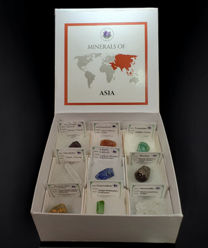 Minerals of Asia, Set of 9