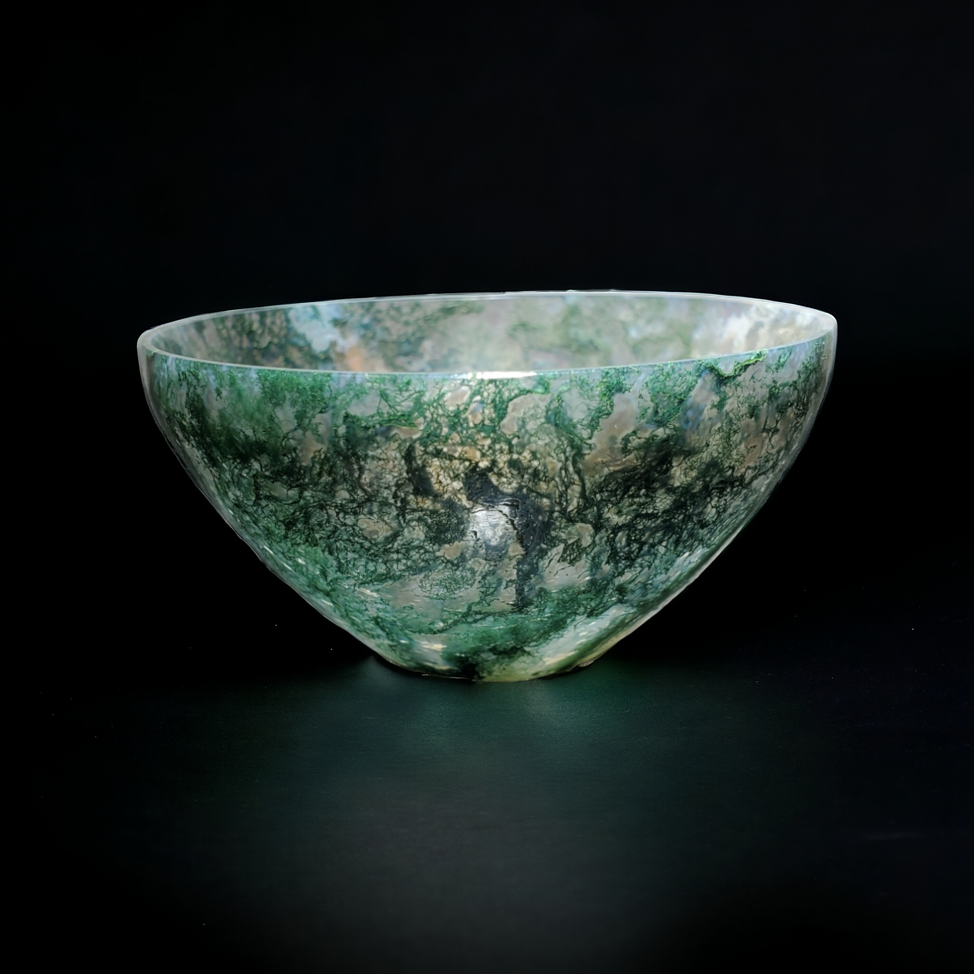 Moss Agate Bowl, Indonesia
