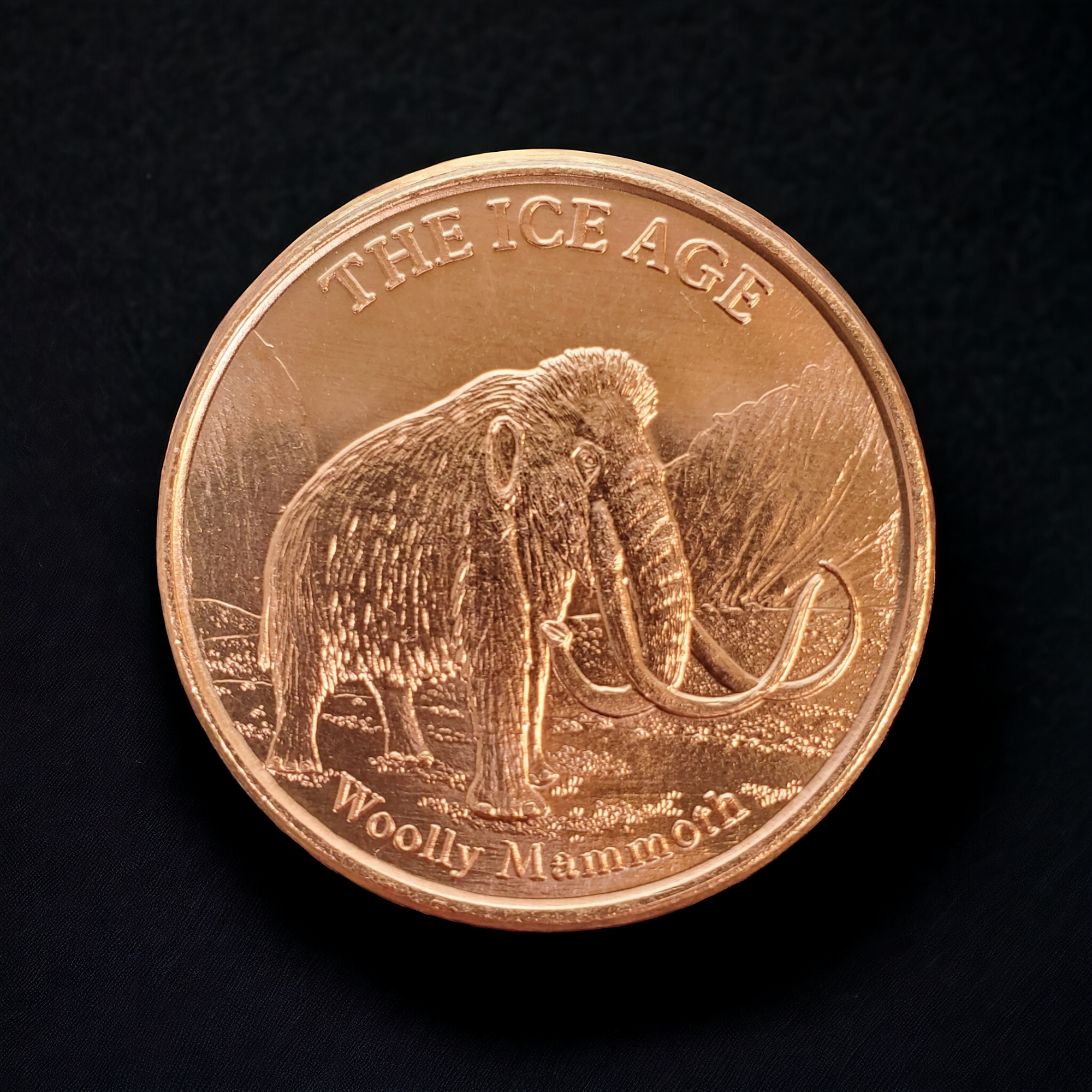 1 Oz Copper Coin (Wooly Mammoth), Michigan