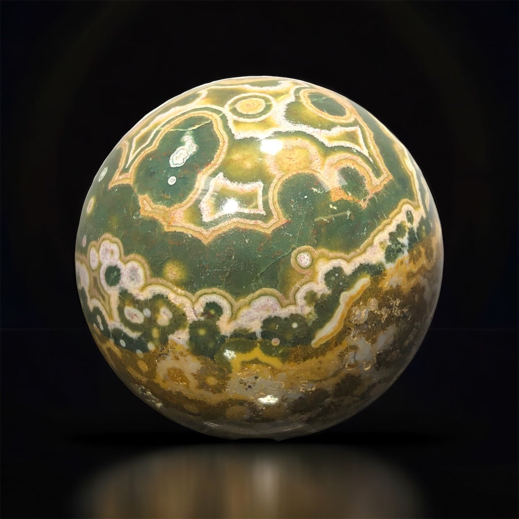 Reserved for Sabine, Ocean Jasper Spheres