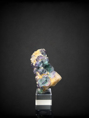 Fluorite w/ Goshenite, Muscovite, & Schorl