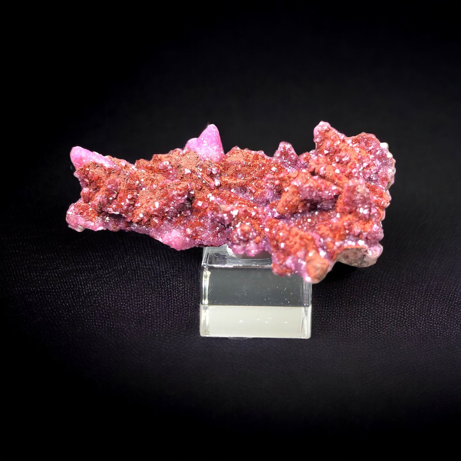 Cobaltoan Calcite w/ Hematite, Morocco