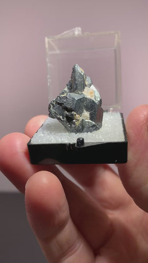 Acanthite Pseudomorp, Samson Mine, Germany