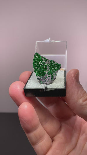 Uvarovite Garnet, Sarany, Russia