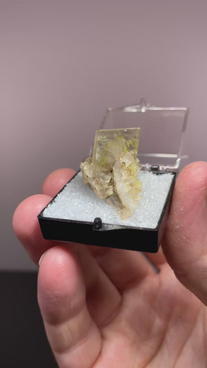 Barite w/ Orpiment Inclusions, Regent Mine, Nevada, USA