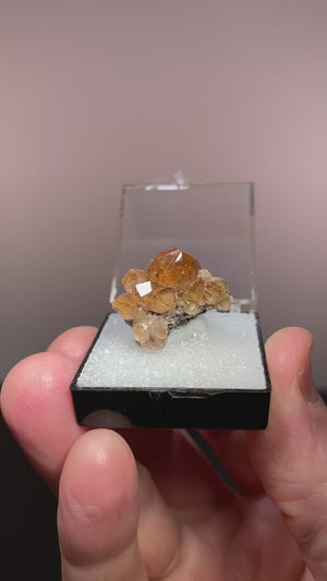 Hessonite Garnet, Jeffrey Mine, Canada