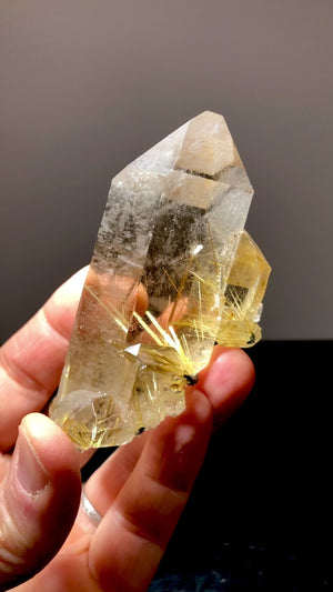 Quartz w/ Rutile Inclusions, Bahia, Brazil