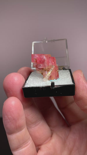 Rhodochrosite w/ Quartz, Pasto Bueno, Peru