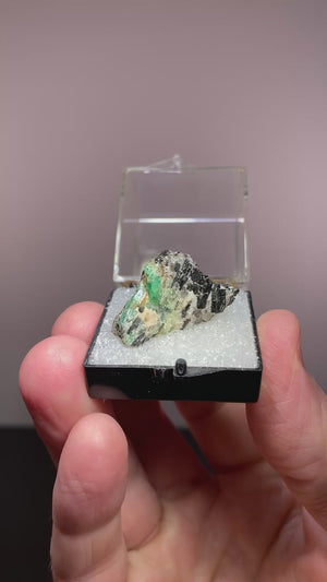 Emerald w/ Schorl, Crabtree Mine, North Carolina