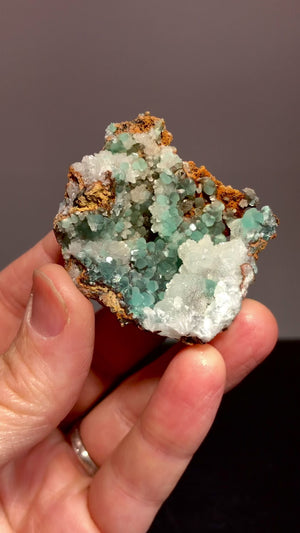 Smithsonite w/ Hemimorphite, San Antonio Mine, Mexico