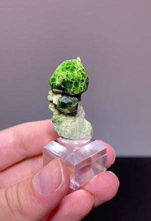 Demantoid Garnet, West Azerbaijan Province, Iran.