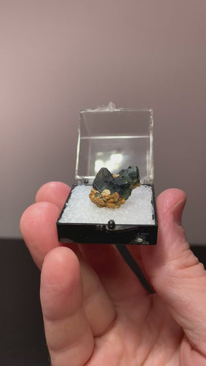 Greenockite on Sphalerite, Patch Mine, Colorado