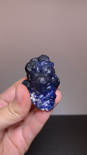 Fluorite on Quartz, No. 4 Mine, Inner Mongolia, China.