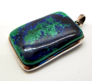 Malachite Azurite Pendant