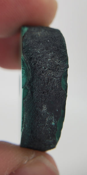 Malachite Stalactite Slice, DRC