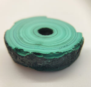 Malachite Stalactite Slice, DRC