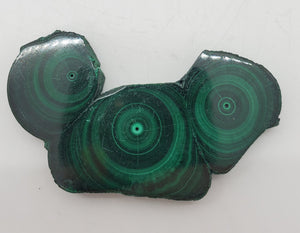 Malachite Stalactite Slice, DRC