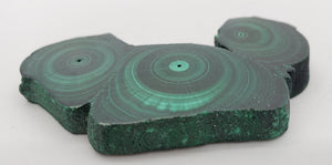 Malachite Stalactite Slice, DRC