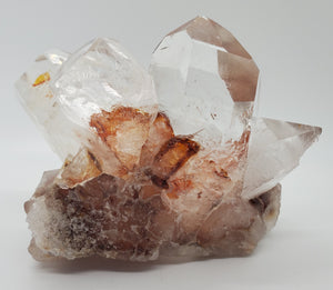 Quartz Cluster w/ Hematite, Brasil