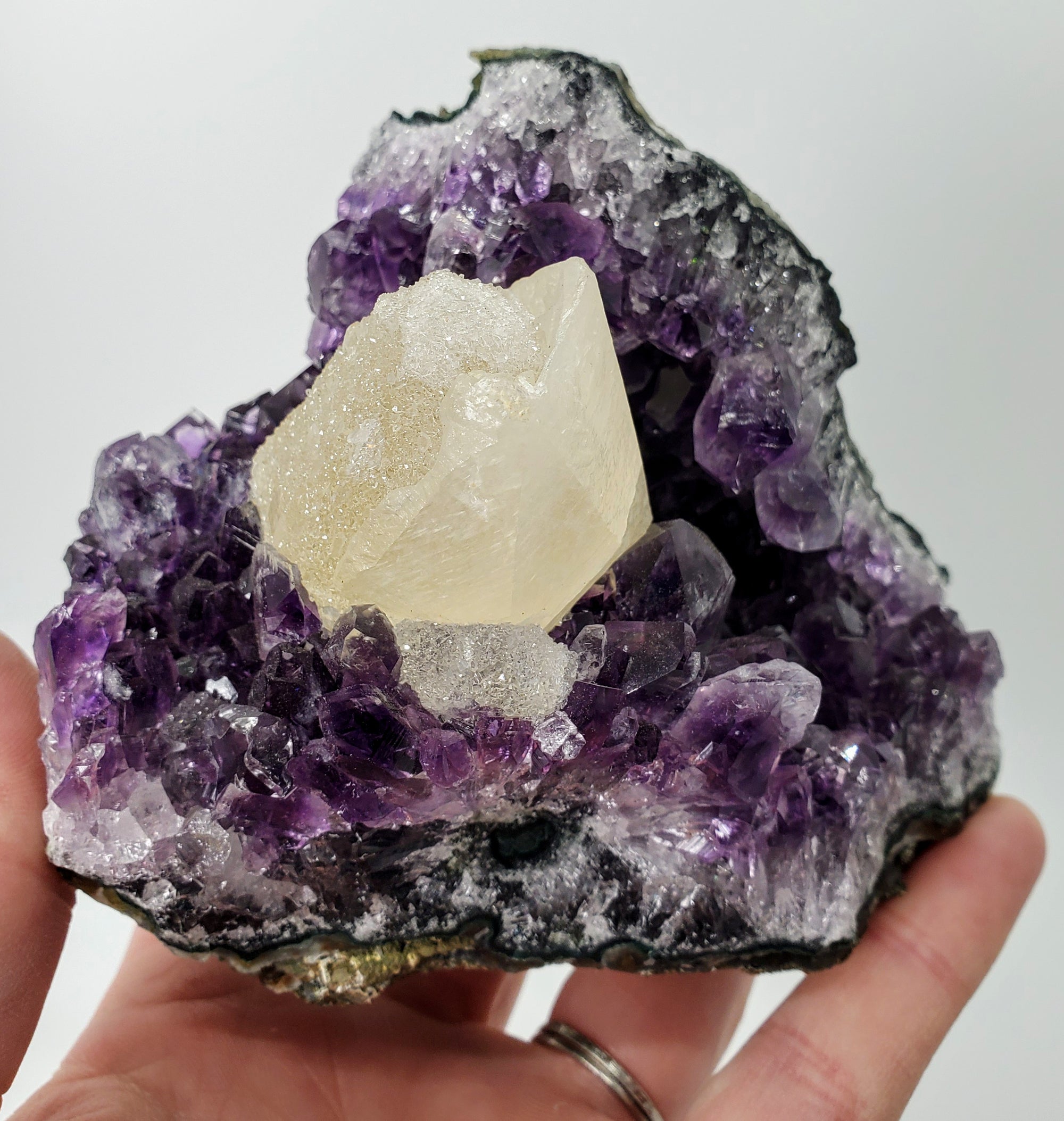 Amethyst and Calcite, Uruguay