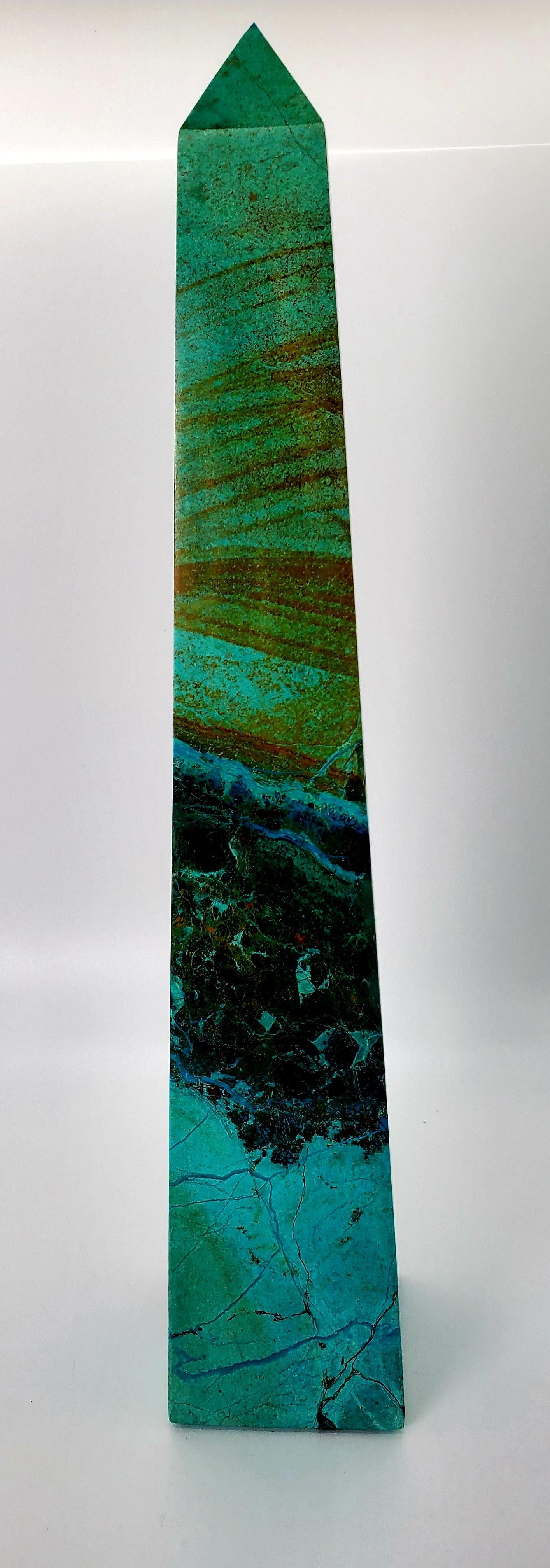 Chrysocolla Obelisk, Peru