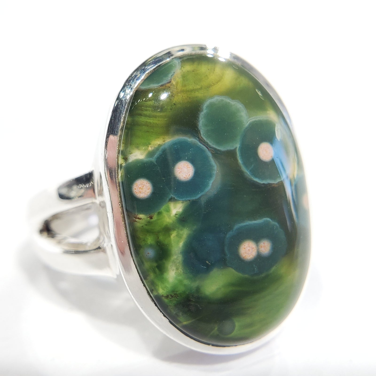Ocean Jasper Ring in Sterling Silver