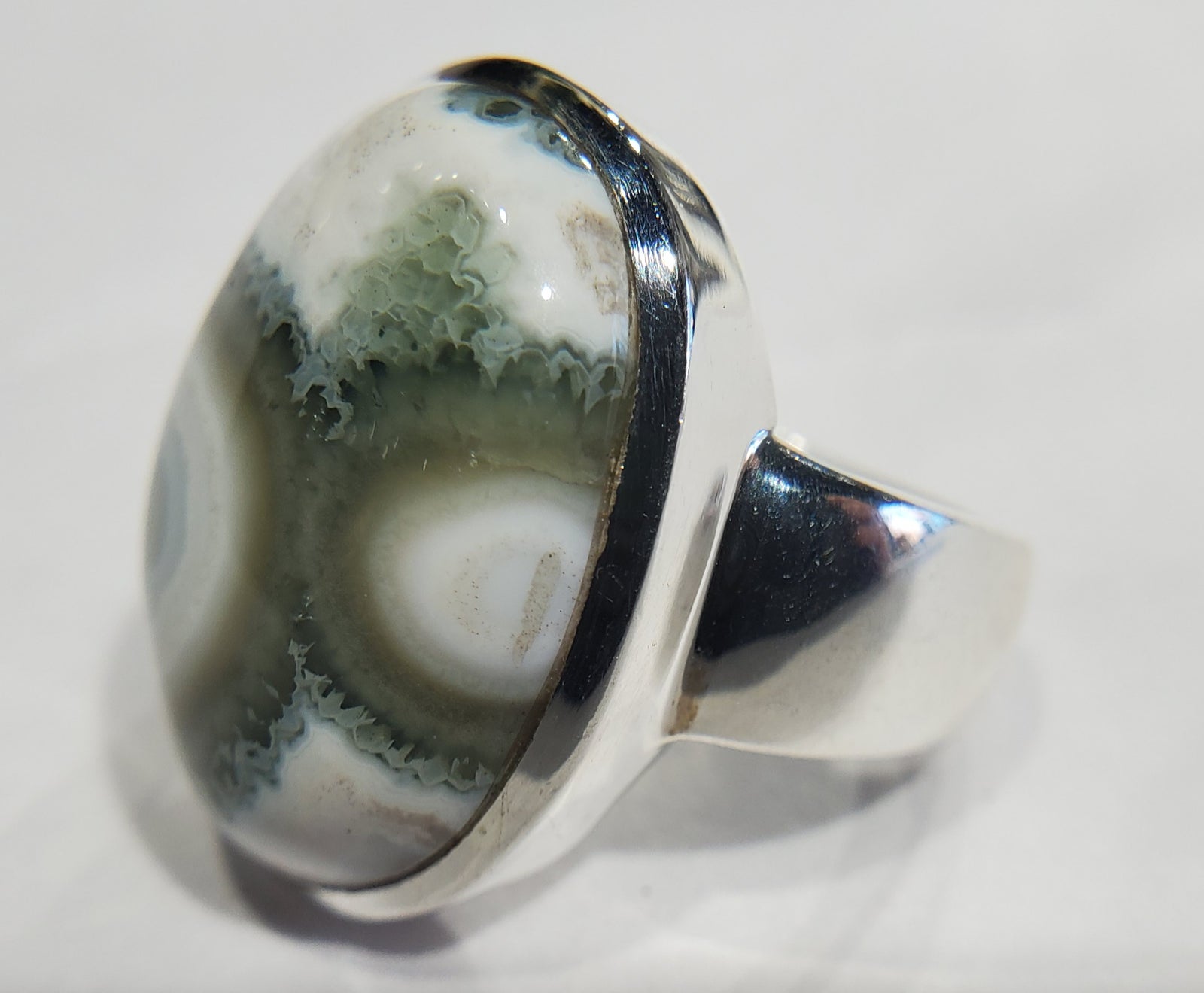 Ocean Jasper Ring in Sterling Silver