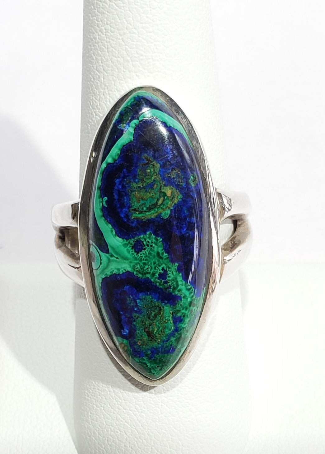 Malachite Azurite Ring