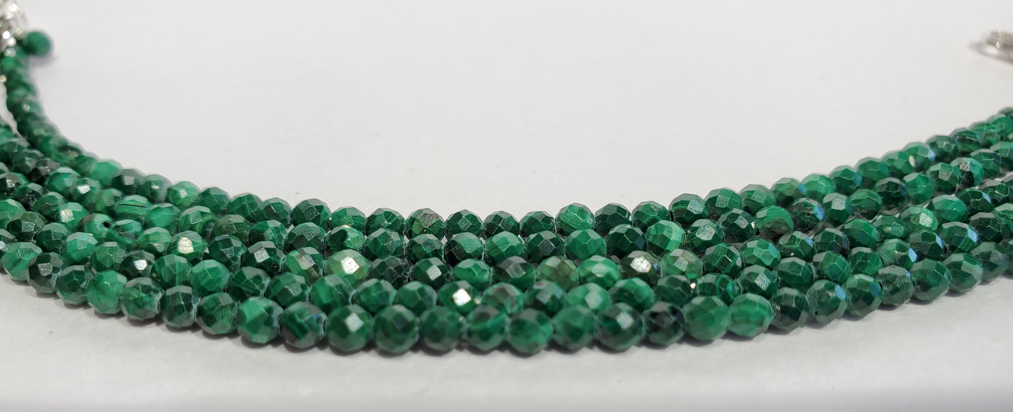 Faceted Malachite Bracelet