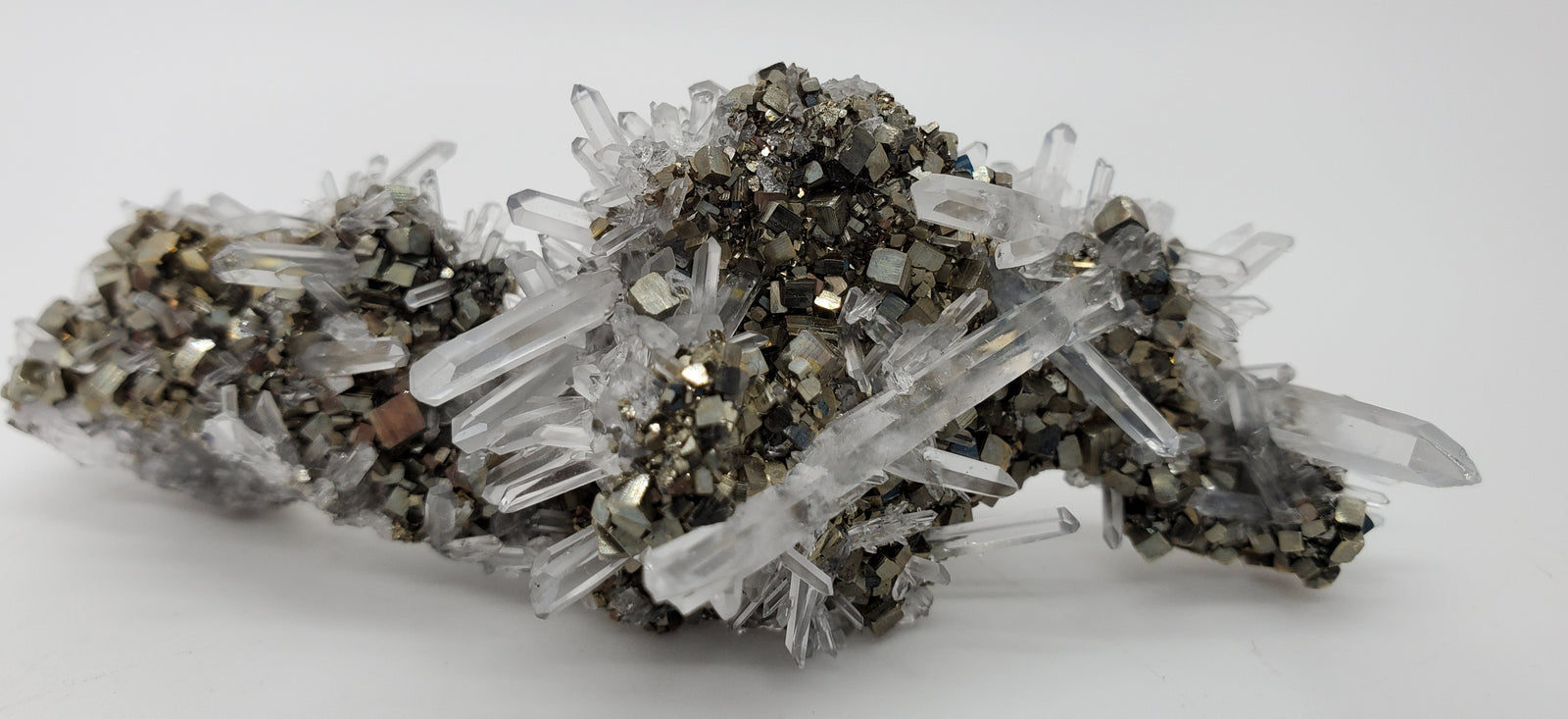 Pyrite on Quartz