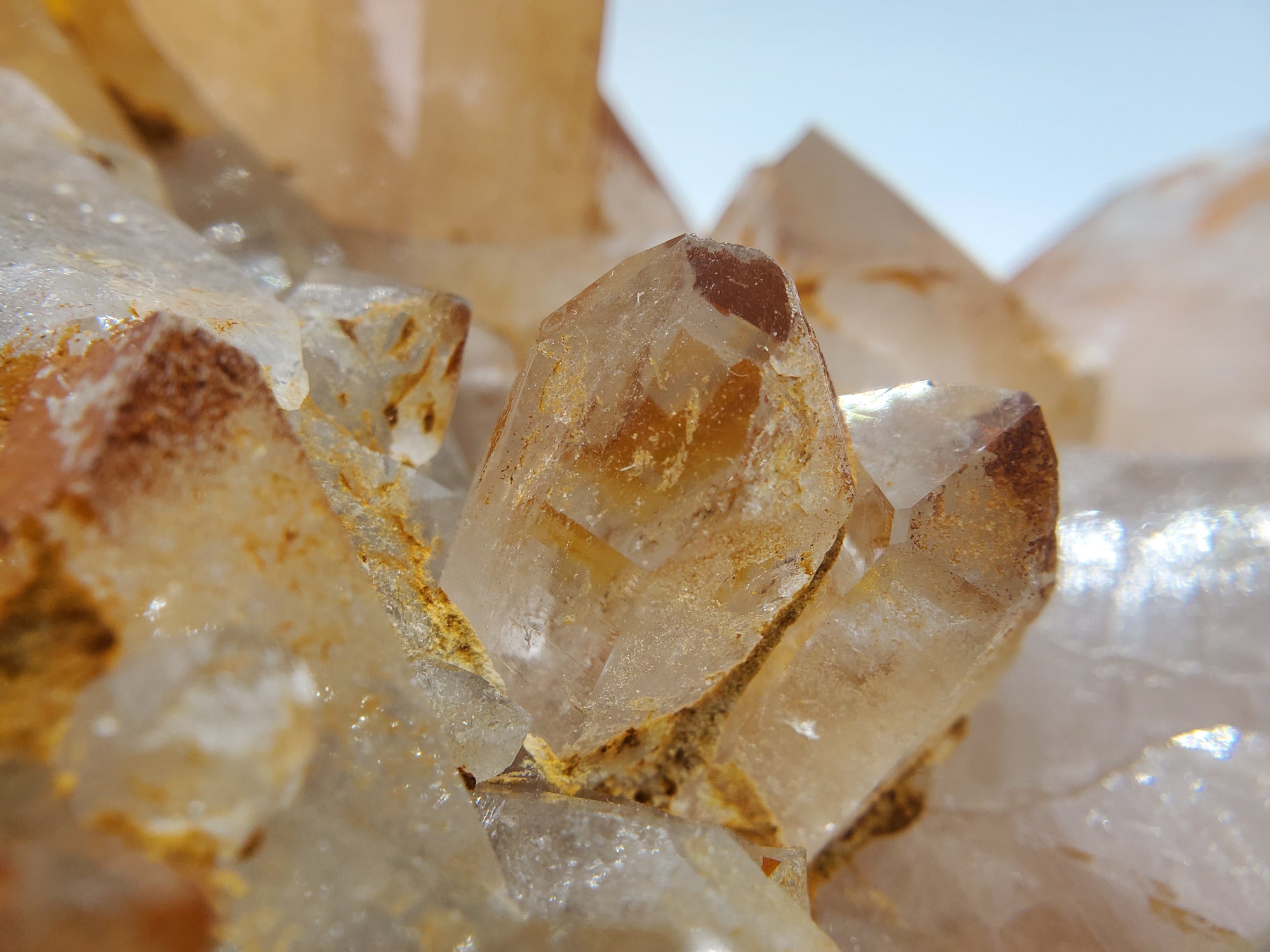 Quartz with Hematite