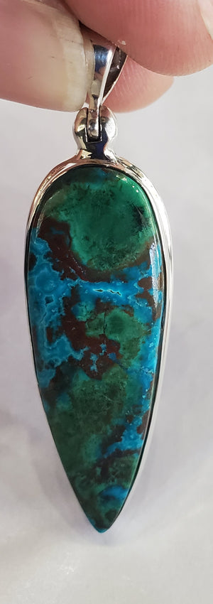 Chrysocolla Malachite Pendant