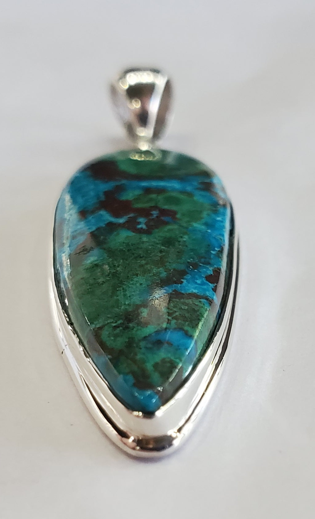 Chrysocolla Malachite Pendant