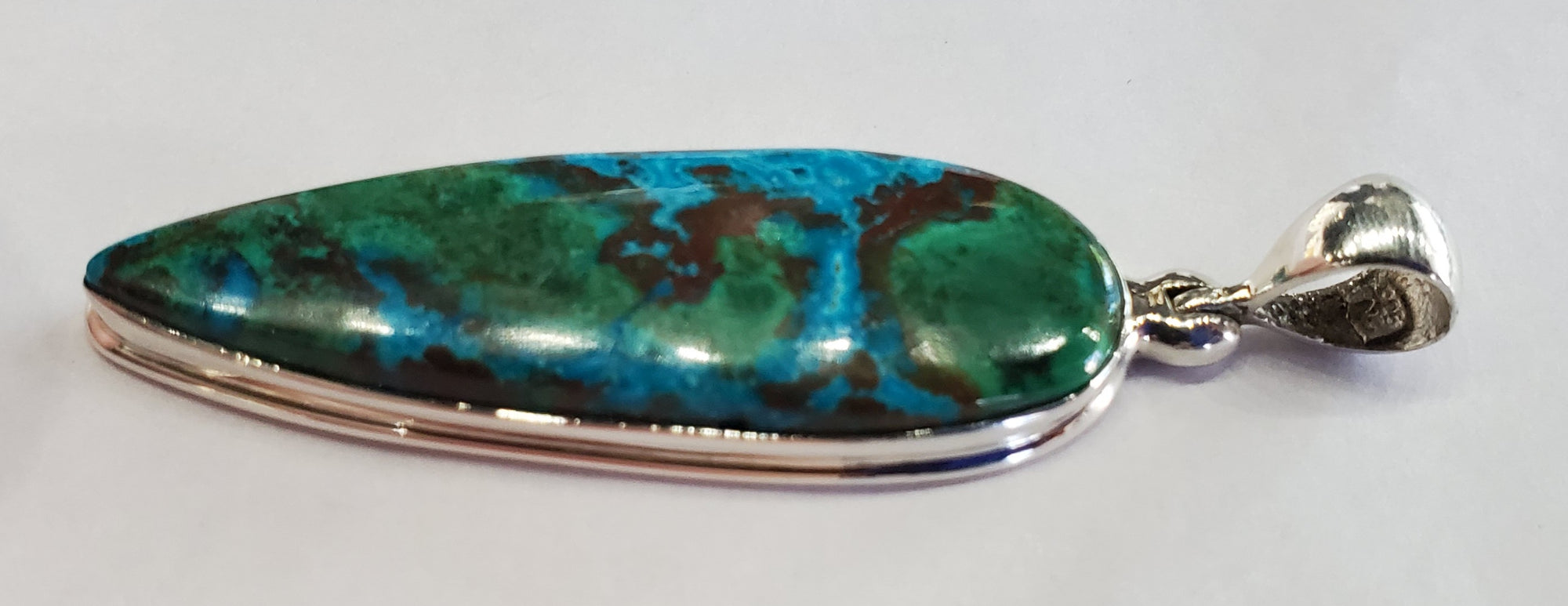 Chrysocolla Malachite Pendant