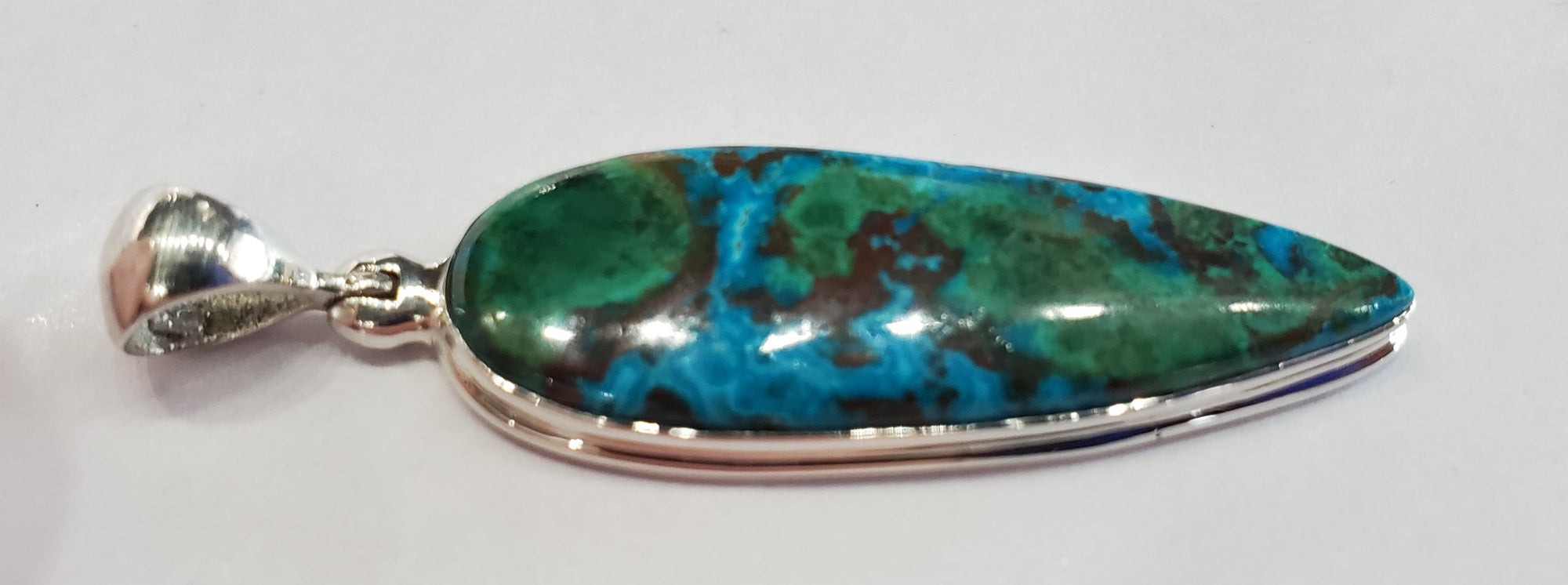 Chrysocolla Malachite Pendant