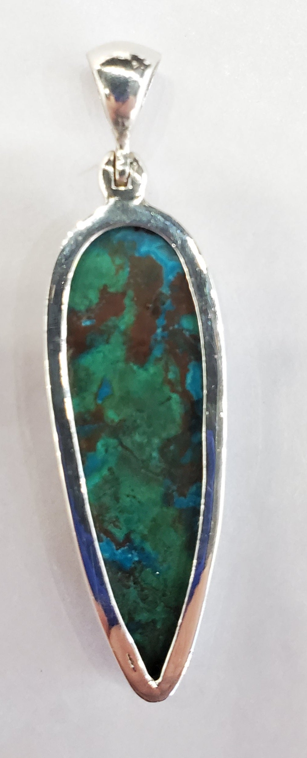 Chrysocolla Malachite Pendant