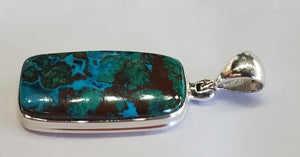 Chrysocolla Malachite Pendant