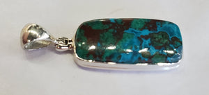 Chrysocolla Malachite Pendant