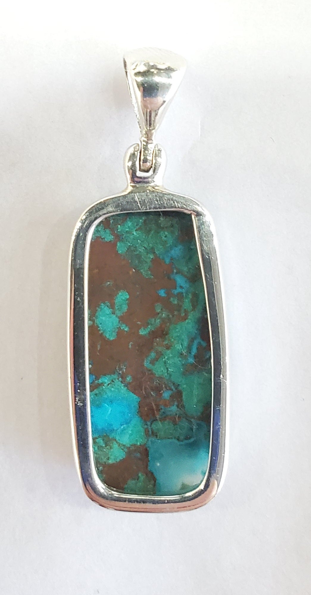 Chrysocolla Malachite Pendant