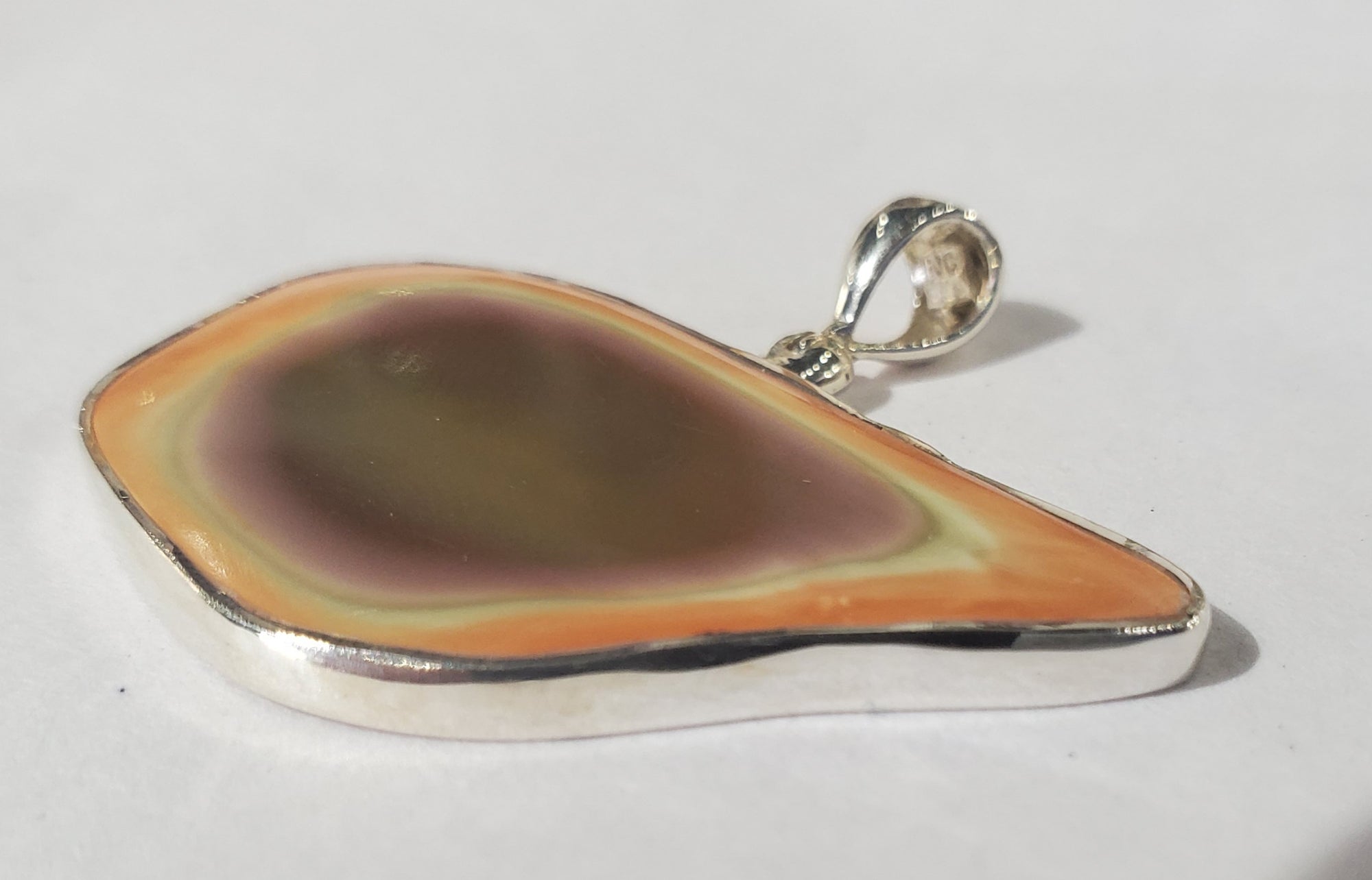 Imperial Jasper Pendant in Sterling Silver